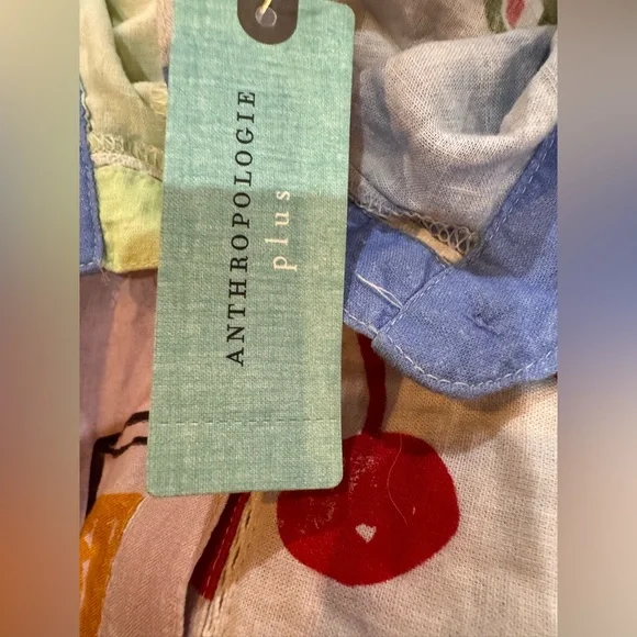 Anthropology Jordan Nickson Linen Blend Button-Up Shirt Size 3X NWTs - Picture 7 of 11